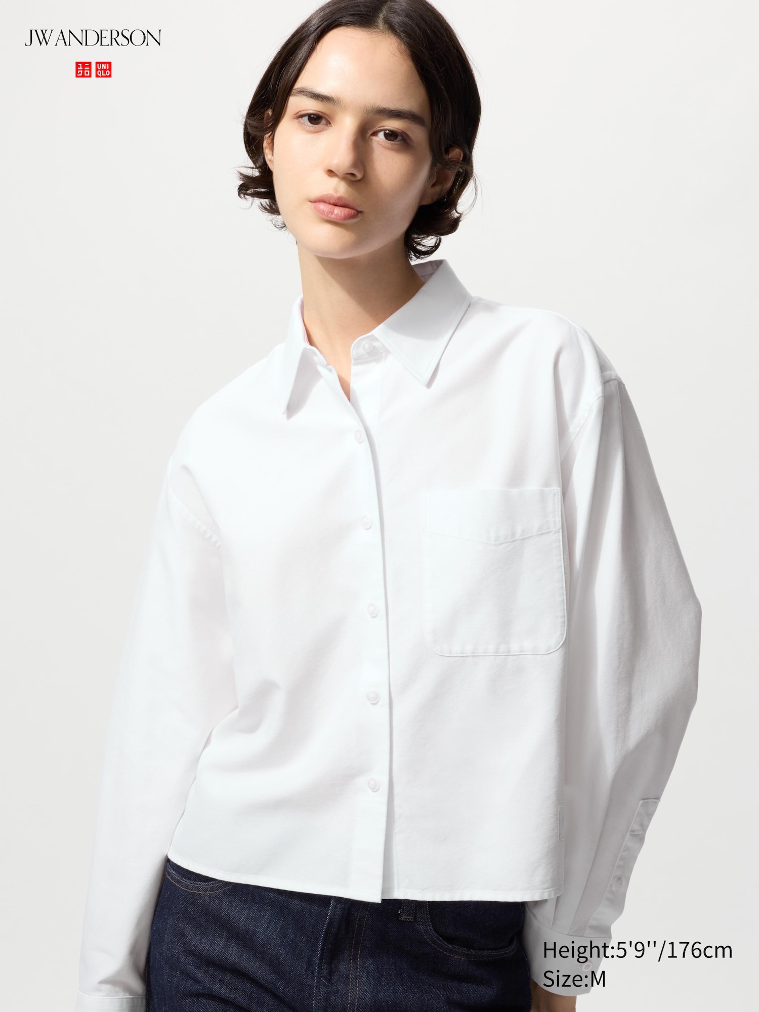 OXFORD BOXY SHIRT LONG SLEEVE | UNIQLO SG