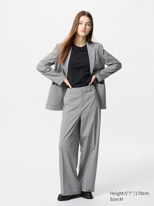 WOMEN'S MIRACLE AIR WIDE PANTS (REGULAR LENGTH) UNIQLO SG