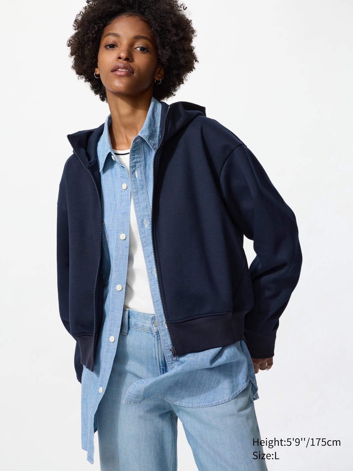 WOMEN'S DRY SWEAT FULL-ZIP HOODIE | UNIQLO SG