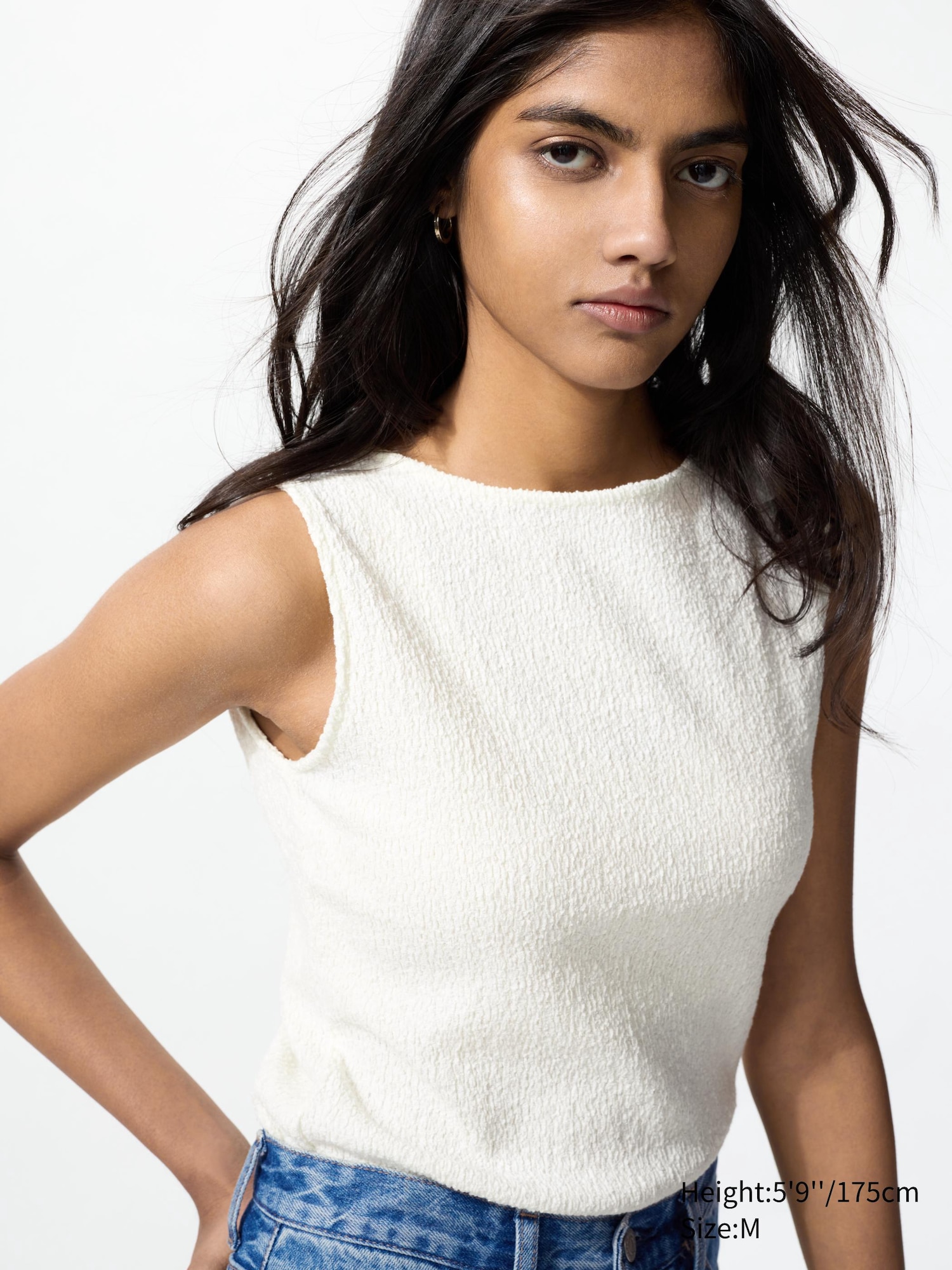 WOMEN'S SHIRRING BOAT NECK T SLEEVELESS | UNIQLO SG