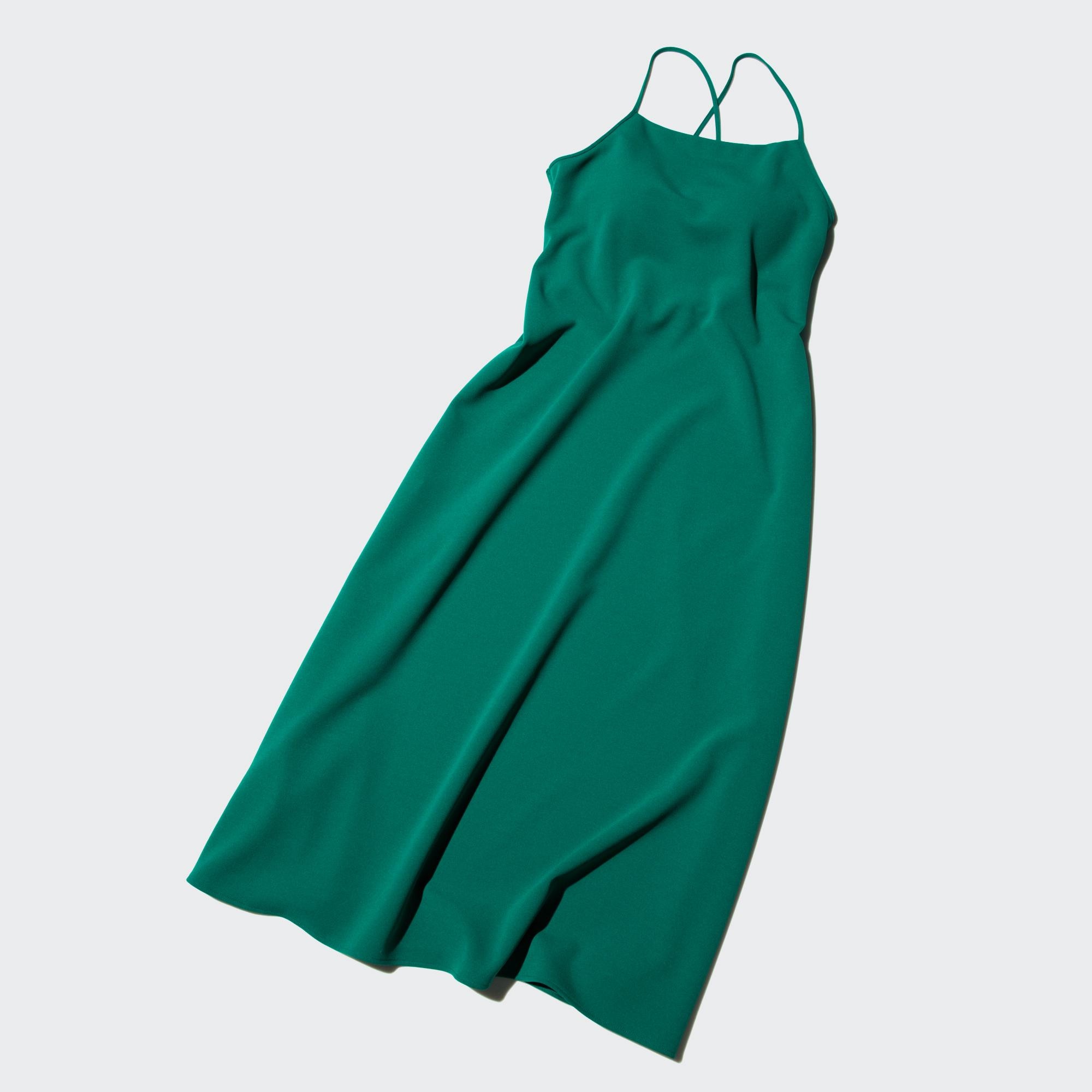WOMEN'S CREPE JERSEY BRA CAMISOLE DRESS | UNIQLO SG
