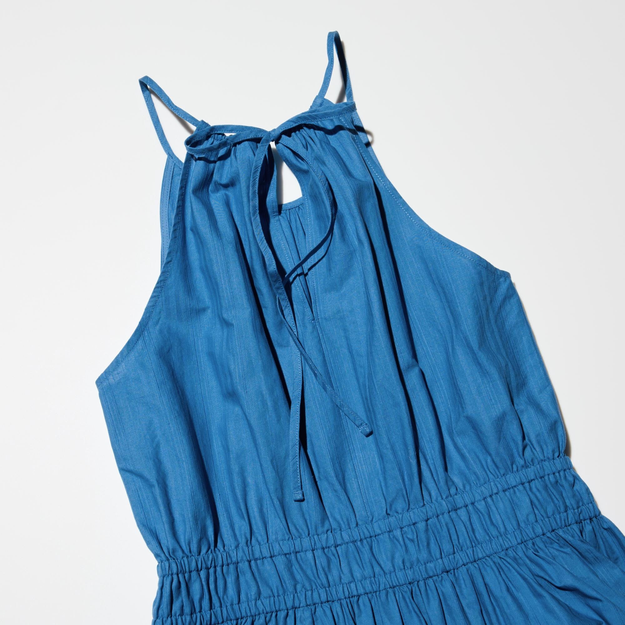 WOMEN'S HALTER NECK DRESS SLEEVELESS | UNIQLO SG