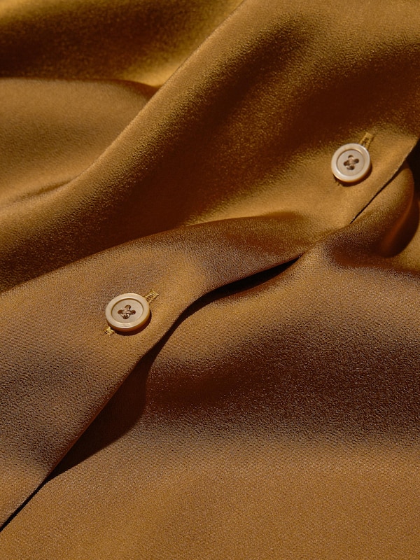 Satin Long Sleeve Blouse