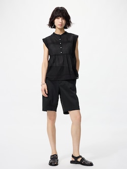 Stretch Slim Fit Shorts Satin