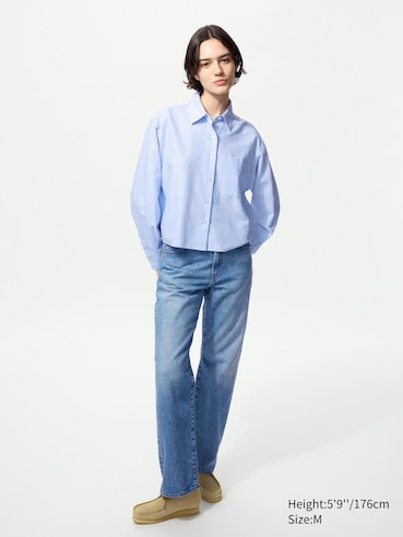 Oxford Boxy Shirt Long Sleeve