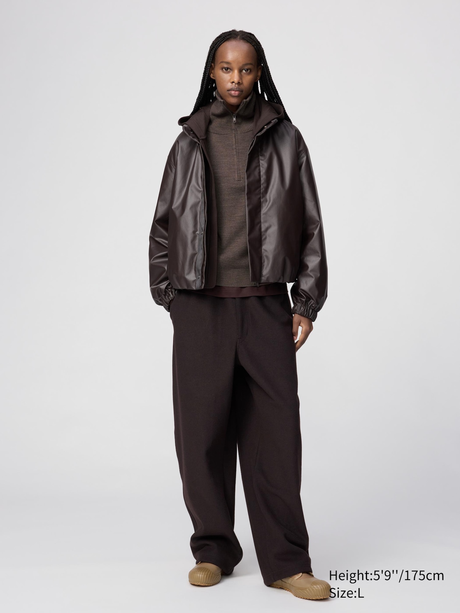 WOMEN'S COATED SHORT BLOUSON | UNIQLO SG