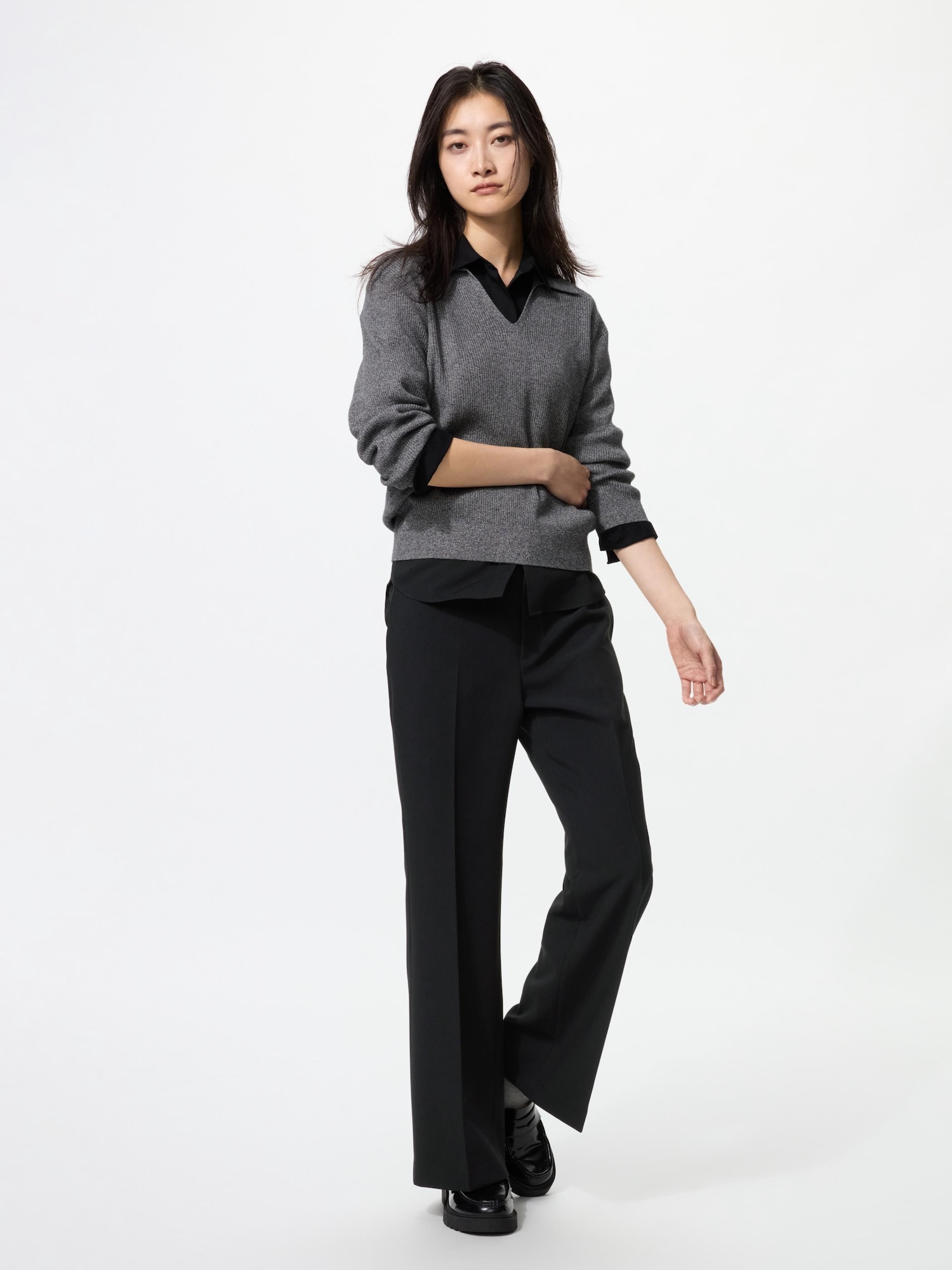 Women's Smart Flare Pants (Longer Length) | UNIQLO SG