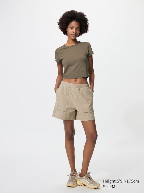 WOMEN'S STRETCH COTTON SHORT PANTS UNIQLO SG