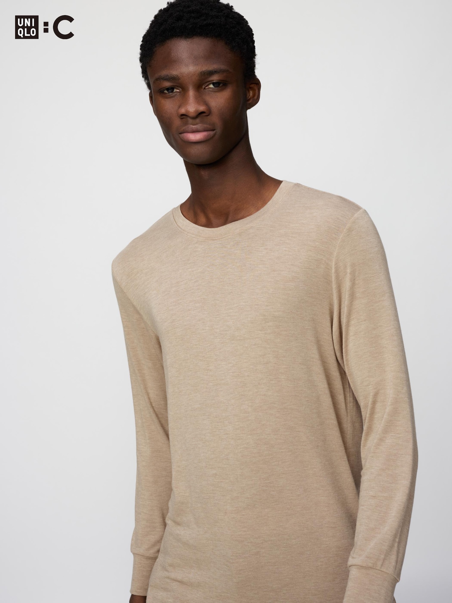MEN'S PREMIUM LAMBSWOOL LONG SLEEVE CREW NECK SWEATER | UNIQLO SG