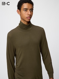 HEATTECH Extra Warm Cashmere Blend Turtle Neck T-Shirt