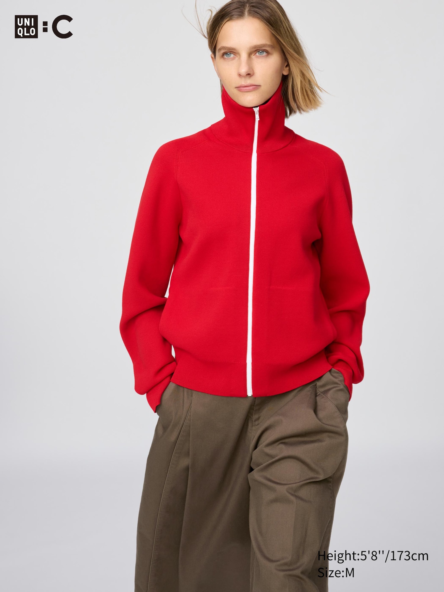 WOMEN'S WASHABLE MILANO RIBBED FULL-ZIP CARDIGAN | UNIQLO SG