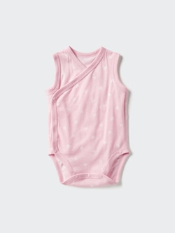 Cotton Mesh Bodysuit Sleeveless