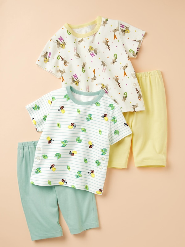 Picture Book Dry Pajamas Short Sleeve (Leo Lionni)