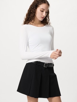 AIRism UV Protection Crew Neck T-Shirt Long Sleeve