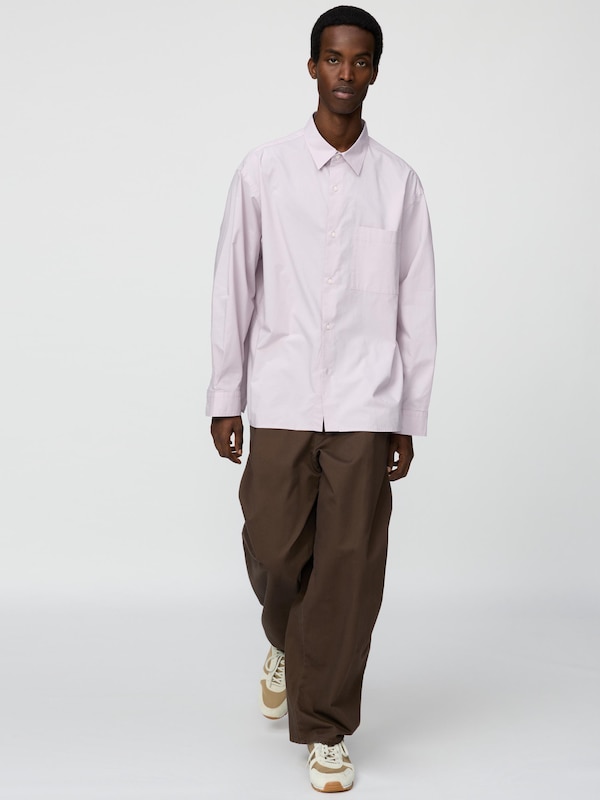 Broadcloth Oversized Shirt Long Sleeve