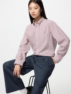 Broadcloth Shirt Long Sleeve Striped