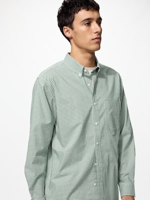 Broadcloth Shirt Long Sleeve Check