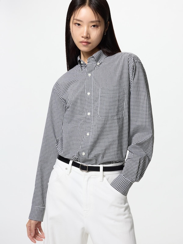 Broadcloth Shirt (Checked, Long Sleeve)