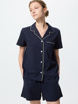 AIRism Cotton Pajamas Short Sleeve