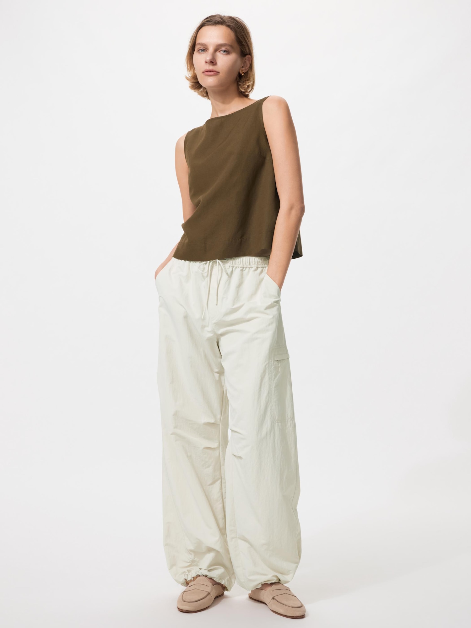 Women's Easy Utility Pants (Longer Length) | UNIQLO SG