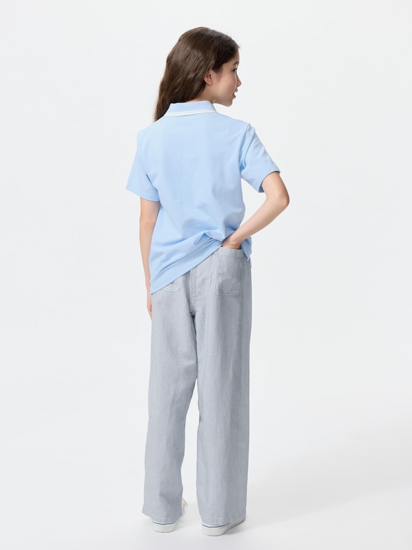 Linen Blend Wide Easy Pants