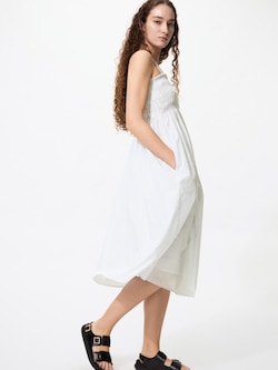 Cotton Shirring Dress