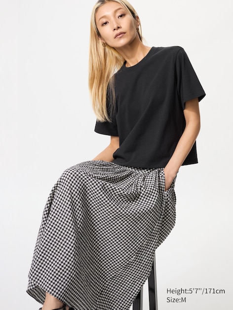 Washed Cotton Boxy T-Shirt
