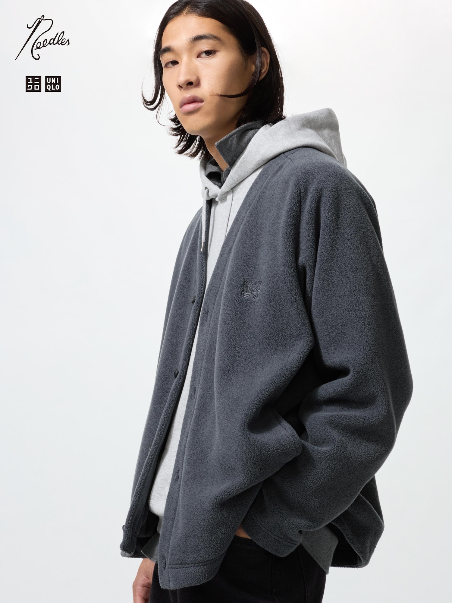 FLEECE OVERSIZED CARDIGAN | UNIQLO SG