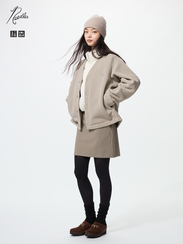 Fleece Oversized Cardigan