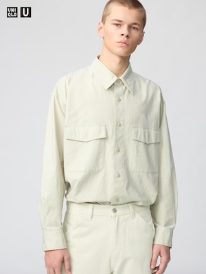 Work Oversized Shirt Long Sleeve