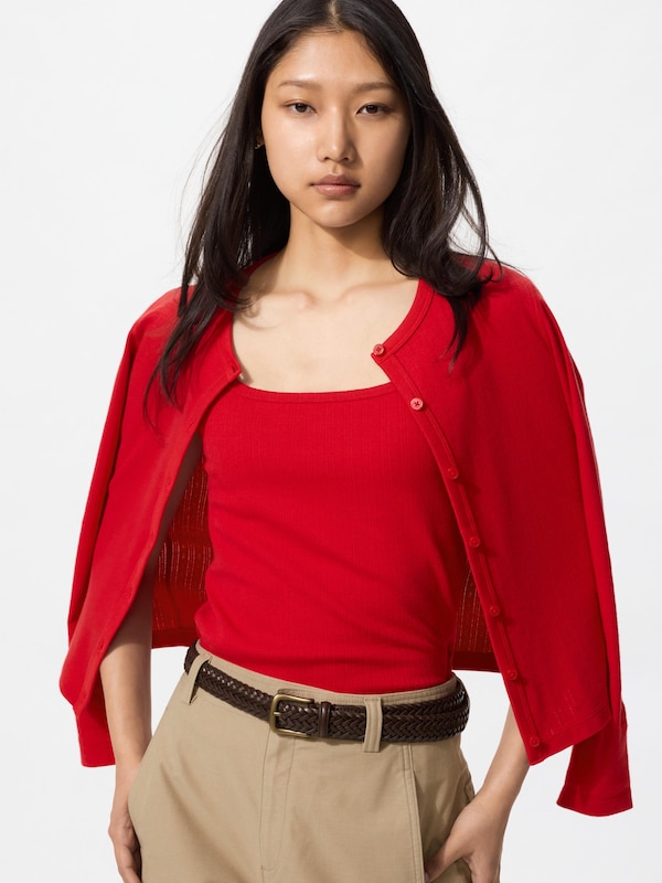 Pointelle Tank Top