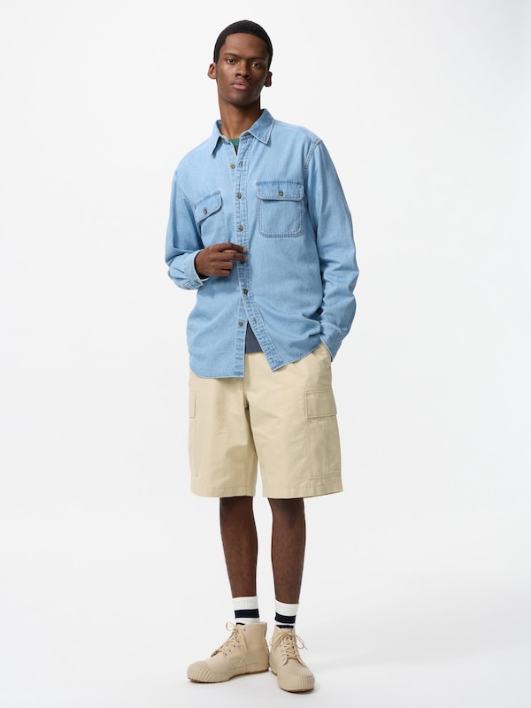 Denim Shirt Long Sleeve