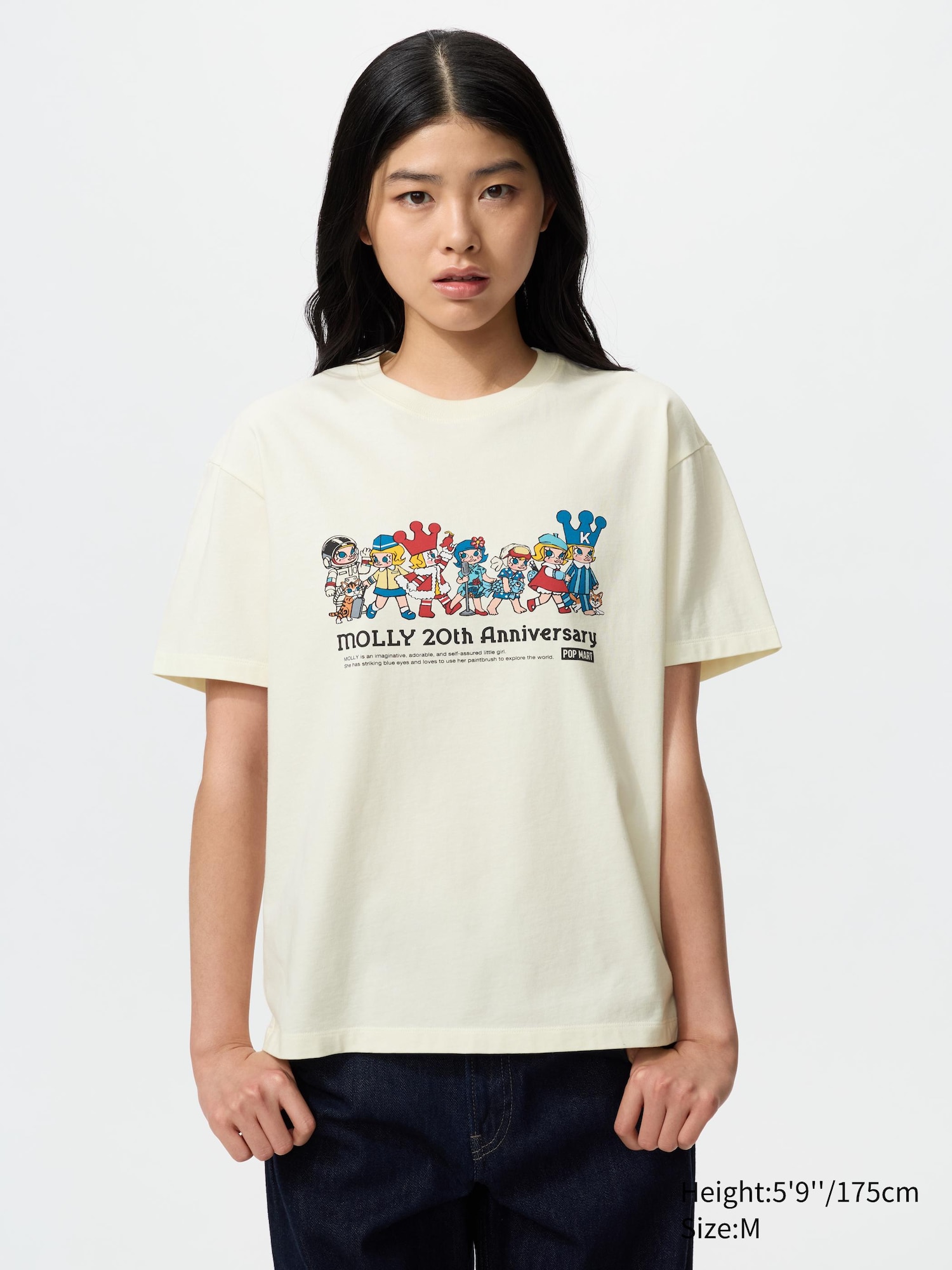 T-SHIRT) GRAPHIC SLEEVE (SHORT MOLLY - UT MART POP WOMEN'S Tシャツ MOLLY SHEFF | SG UNIQLO トップス