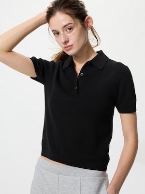 Polo Sweater Short Sleeve