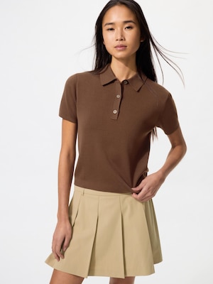 Polo Sweater Short Sleeve