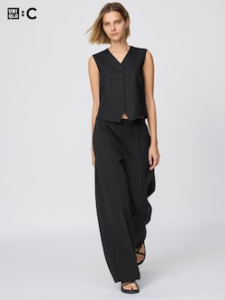 Sweat Straight Pants (Longer Length)