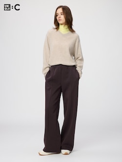 Sweat Straight Pants (Longer Length)