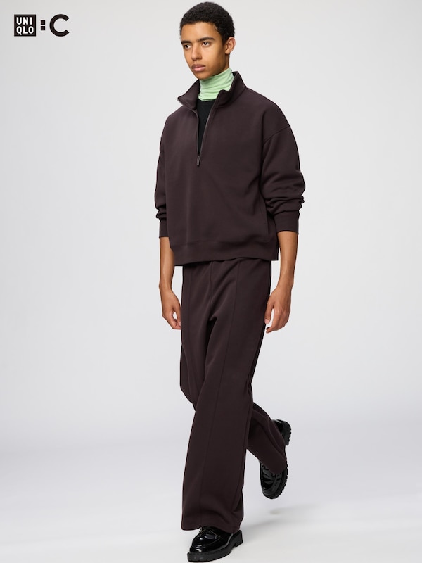 Sweat Straight Pants (Longer Length)