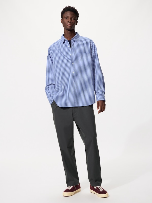Broadcloth Shirt Long Sleeve Check