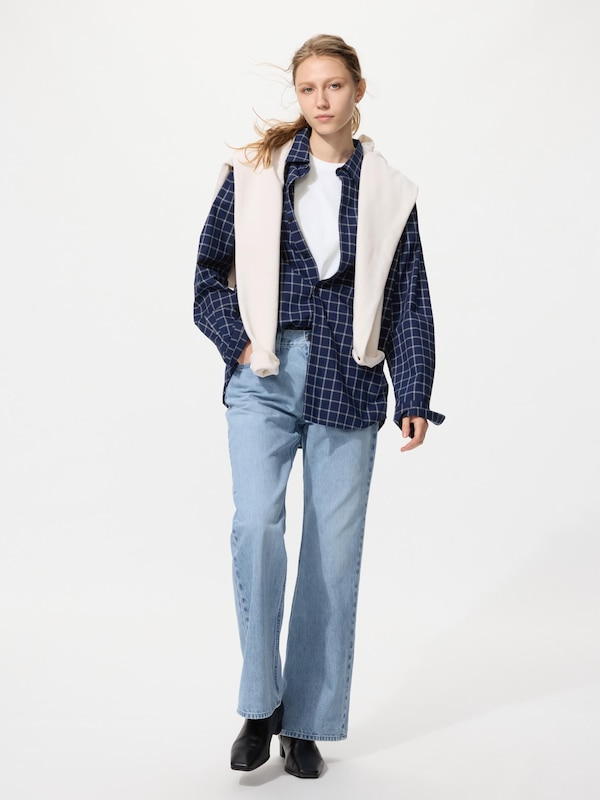 Broadcloth Shirt Long Sleeve Check