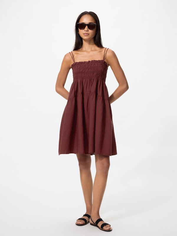 Linen Blend Camisole Dress