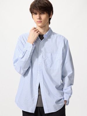 Broadcloth Shirt Long Sleeve Check