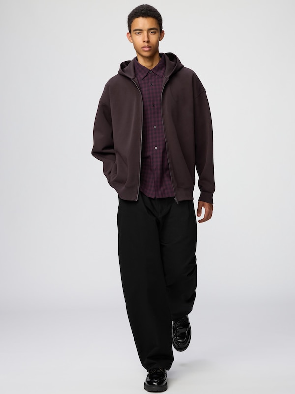 Sweat Oversized Full-Zip Hoodie
