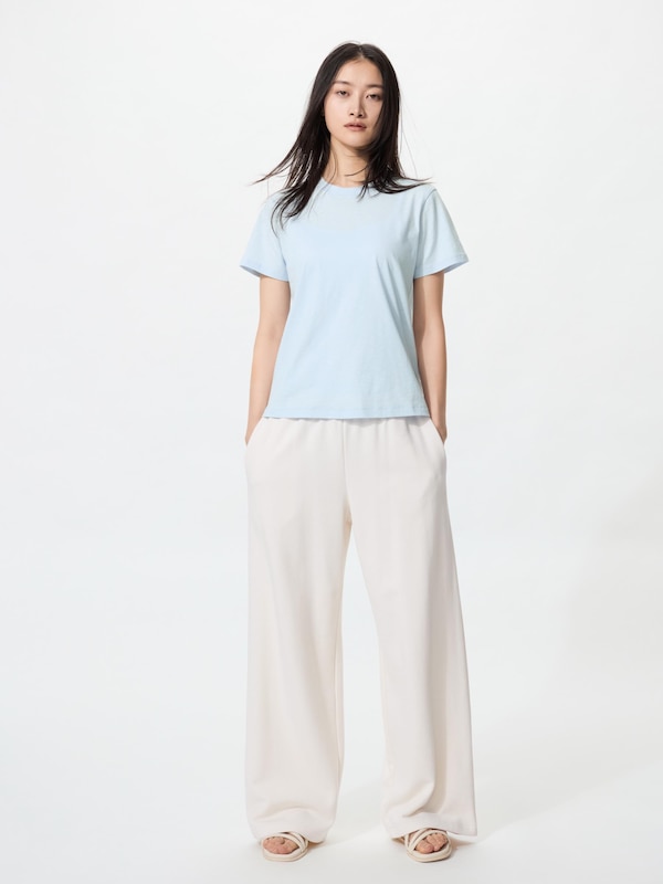 Slub Cotton Crew Neck T