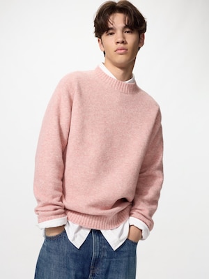 Souffle Yarn Crew Neck Sweater
