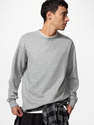 Soft Knitted Fleece Crew Neck T-Shirt