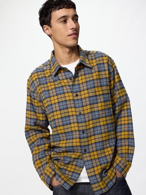 Flannel Shirt Checked Shirt Long Sleeve