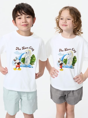 Mickey Mouse in Singapore UT (Short Sleeve Graphic T-Shirt)