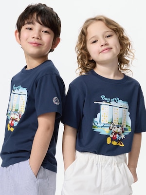 Mickey Mouse in Singapore UT (Short Sleeve Graphic T-Shirt)