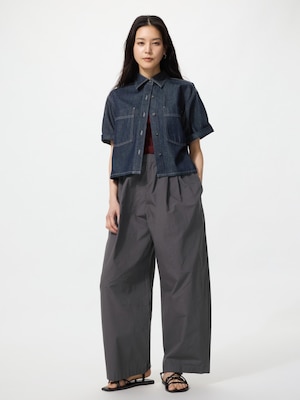 Cotton Volume Easy Pants